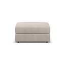 Elston Storage Footstool in Penny Dove Fabric