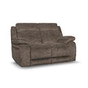 Emerson 2 Seater Electric Recliner Sofa in Dapple Chocolate Fabric