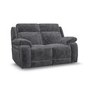 Emerson 2 Seater Electric Recliner Sofa in Luxe Charcoal Fabric