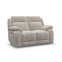 Emerson 2 Seater Electric Recliner Sofa in Luxe Natural Fabric