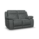 Emerson 2 Seater Electric Recliner Sofa in Miller Grey Fabric