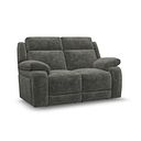 Emerson 2 Seater Sofa in Plush Charcoal Fabric