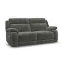 Emerson 3 Seater Electric Recliner Sofa in Plush Charcoal Fabric