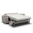 Emerson 3 Seater Sofa Bed in Luxe Natural Fabric