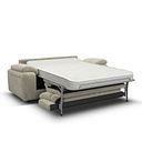 Emerson 3 Seater Sofa Bed in Plush Beige Fabric