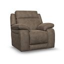 Emerson Armchair in Miller Earth Brown Fabric