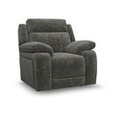 Emerson Armchair in Plush Charcoal Fabric