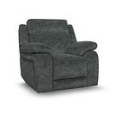 Emerson Electric Recliner Armchair in Dapple Grey Fabric