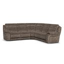 Emerson Large Corner Sofa in Dapple Chocolate Fabric