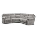 Emerson Large Corner Sofa in Luxe Grey Fabric