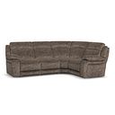 Emerson Left Hand Corner Sofa in Dapple Chocolate Fabric