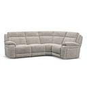 Emerson Left Hand Corner Sofa in Luxe Natural Fabric