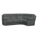 Emerson Left Hand Corner Sofa in Miller Grey Fabric
