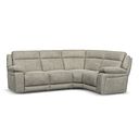 Emerson Left Hand Corner Sofa in Miller Taupe Fabric