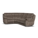 Emerson Right Hand Corner Electric Recliner Sofa in Dapple Chocolate Fabric