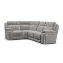 Emerson Right Hand Corner Sofa in Luxe Grey Fabric