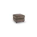 Emerson Storage Footstool in Dapple Chocolate Fabric