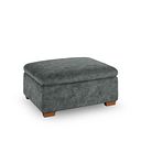 Emerson Storage Footstool in Dapple Grey Fabric