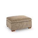 Emerson Storage Footstool in Dapple Taupe Fabric