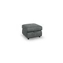 Emerson Storage Footstool in Miller Grey Fabric