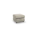 Emerson Storage Footstool in Miller Taupe Fabric