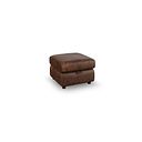 Emerson Storage Footstool in Ranch Dark Brown Fabric