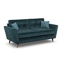 Emery 3 Seater Sofa in Deep Water Fabric