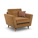 Emery Armchair in Freya Ochre Fabric
