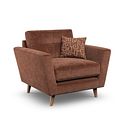Emery Armchair in Freya Rust Fabric
