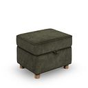 Emery Storage Footstool in Freya Palmer Fabric