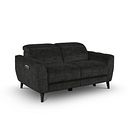 Emilia 2 Seater Electric Recliner Sofa with Power Ratchet Headrests in Montreal Slate Fabric