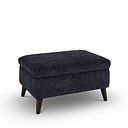 Emilia Storage Footstool in Montreal Denim Fabric