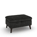 Emilia Storage Footstool in Montreal Slate Fabric