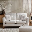 Eton 2 Seater Sofa in Cherub Cream Fabric