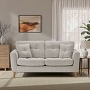Eton 3 Seater Sofa in Cherub Biscuit Fabric
