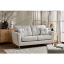 Eton 3 Seater Sofa in Cherub Cream Fabric