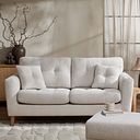 Eton 3 Seater Sofa in Cherub Cream Fabric