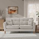 Eton 4 Seater Sofa in Cherub Biscuit Fabric