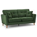 Eton 4 Seater Sofa in Cherub Olive Fabric