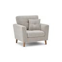 Eton Armchair in Cherub Biscuit Fabric