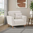 Eton Armchair in Cherub Cream Fabric