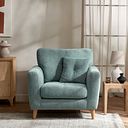 Eton Armchair in Cherub Duck Egg Fabric