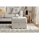 Eton Storage Footstool in Cherub Cream Fabric