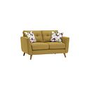 Evie 2 Seater Sofa in Lime Fabric