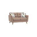 Evie 2 Seater Sofa in Mink Fabric