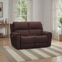 Ezra 2 Seater Electric Recliner in Chestnut Leather