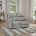 Ezra 2 Seater Electric Recliner in Dexter Stone Fabric