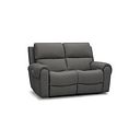 Ezra 2 Seater Electric Recliner in Elephant Grey Leather