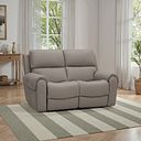 Ezra 2 Seater Electric Recliner in Oyster Leather