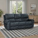 Ezra 3 Seater Electric Recliner in Dexter Shadow Fabric
